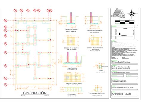 precio de zapata corrida|plano de cimentacion corrida dwg.